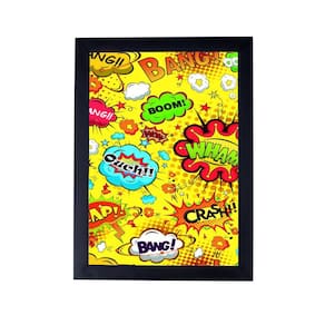 lindo quadro poster com moldura pop art P8326