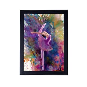 lindo quadro poster com moldura dançarina P8380