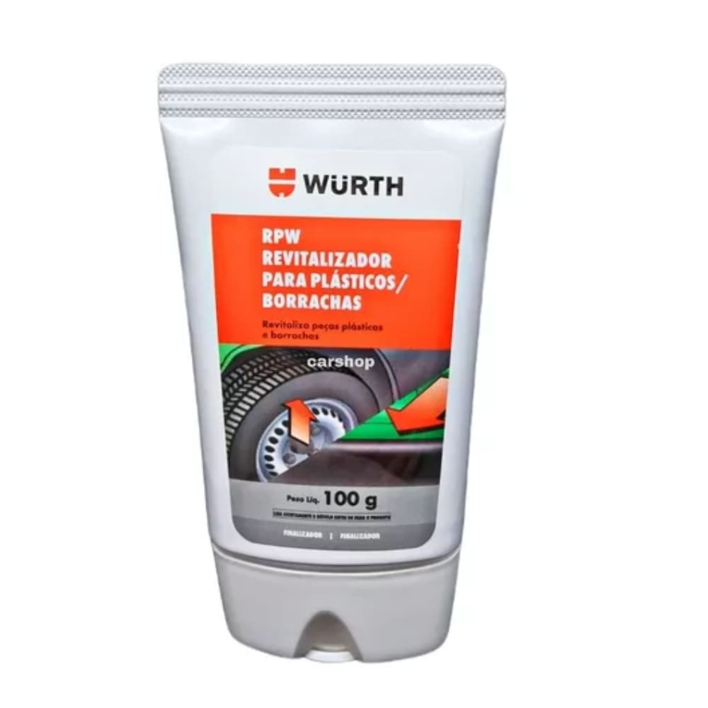 Wurth Revitalizador Plásticos Borrachas Para-choque Rpw 100g