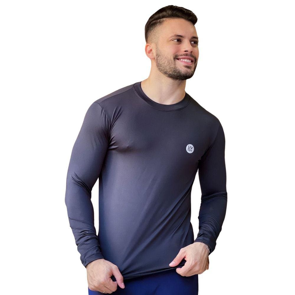 Camisa Térmica Masculina Manga Longa Adams com Proteção UPF45 em Promoção