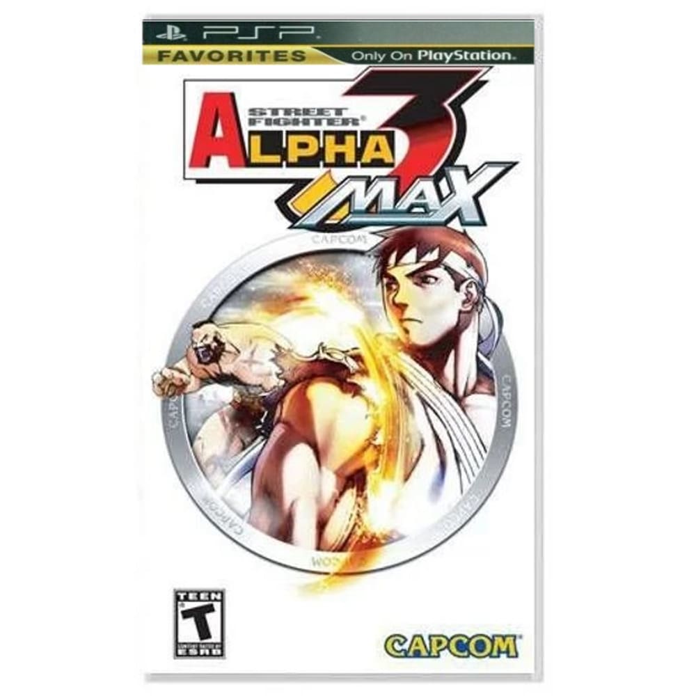 jogo Street Fighter Alpha 3 Max - psp novo