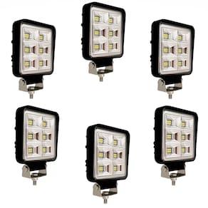 KIT 6 Farol de Milha Auxiliar 96 Led Extra Forte 288w 12/24v