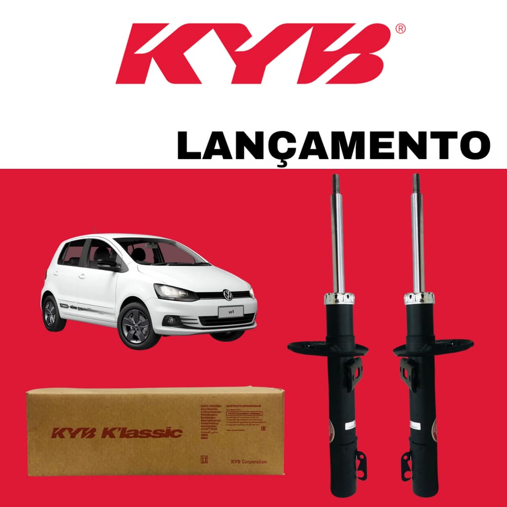 Par Amortecedor Klassic Kayaba Dianteiro Volkswagen Fox 2003 A 2021