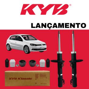 Par Amortecedor Volkswagen Gol 2009 A 2022 Dianteiro Kayaba Klassic + Kit Batente