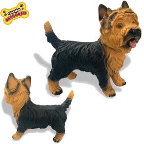Boneco de Vinil Cachorrinho Yorkshire Coleção Animal