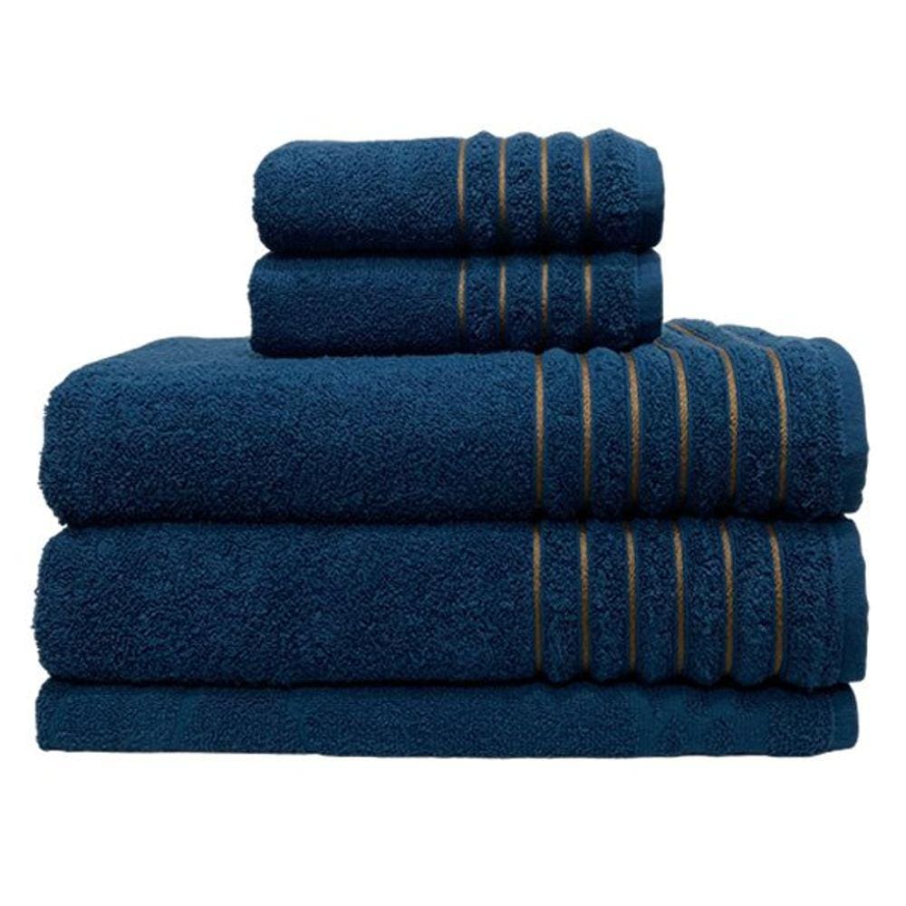 Toalha de banho kit com 5 peças fio penteado Jogo de toalha gigante e felpuda de alta absorção marca Casa da Toalha
