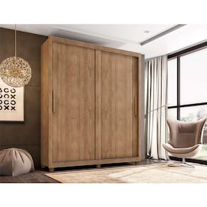 Guarda Roupa Flex 2 Portas de correr 4 Gavetas Zurique - Lanza
