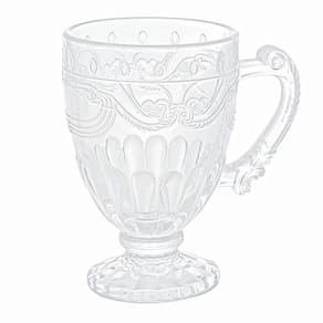Caneca Xícara de Cristal Imperial Transparente 190mL - Lyor