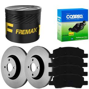 Kit Pastilha Disco Diant Ventilado Fiat Pulse 1.3 21 a 23