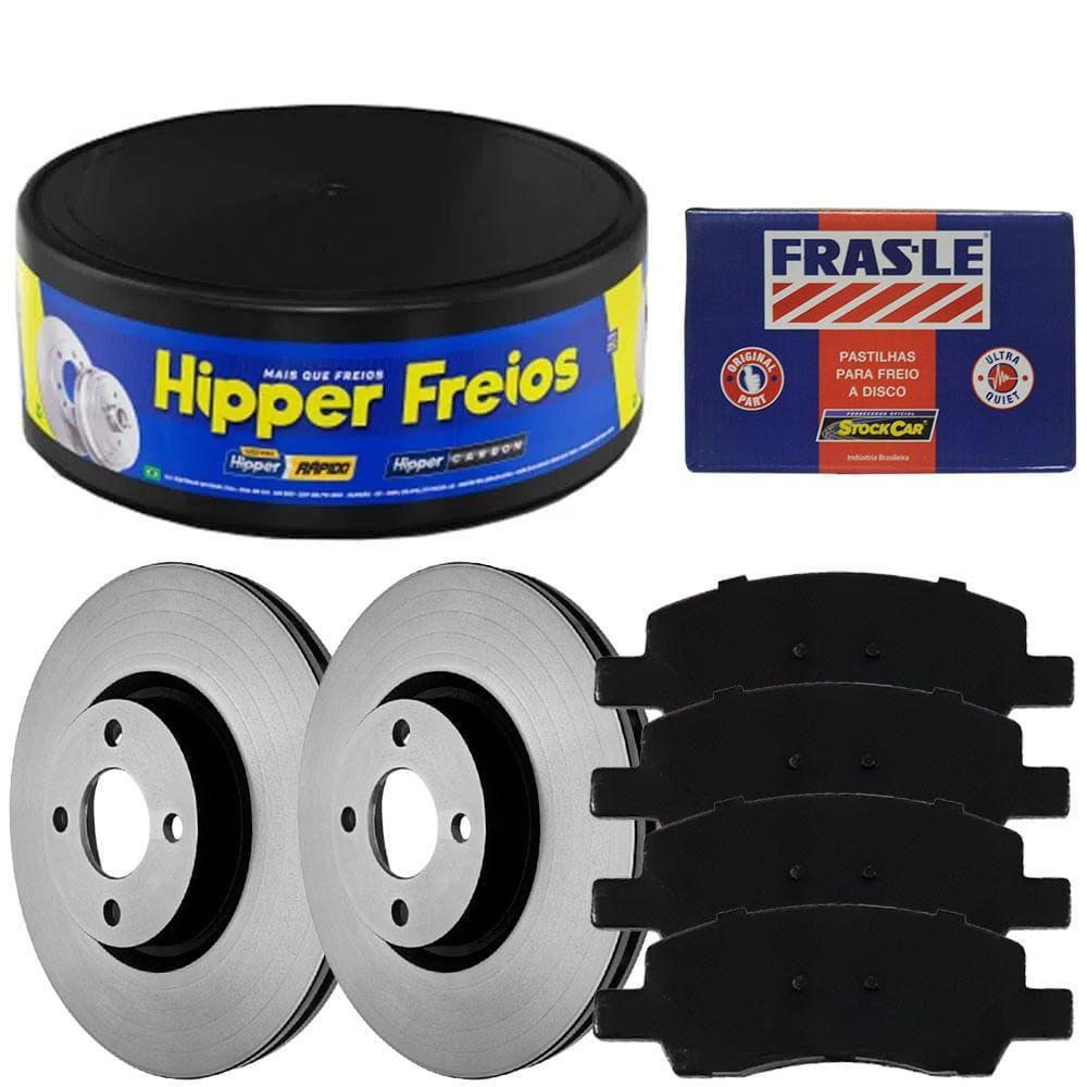 Kit Pastilha Disco Diant Ventilado Fiat Pulse 1.3 21 a 23