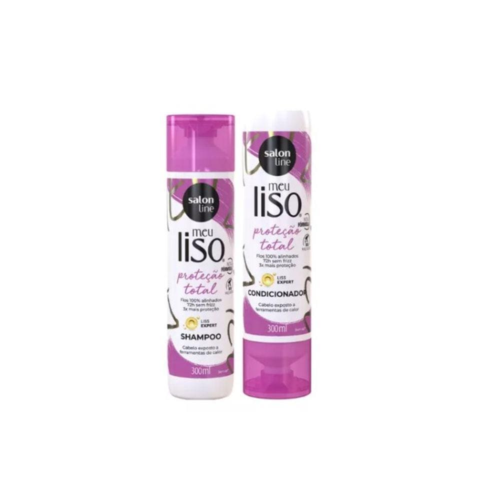 Kit Salon Line Meu Liso Proteção Total Sh+Cond 300Ml