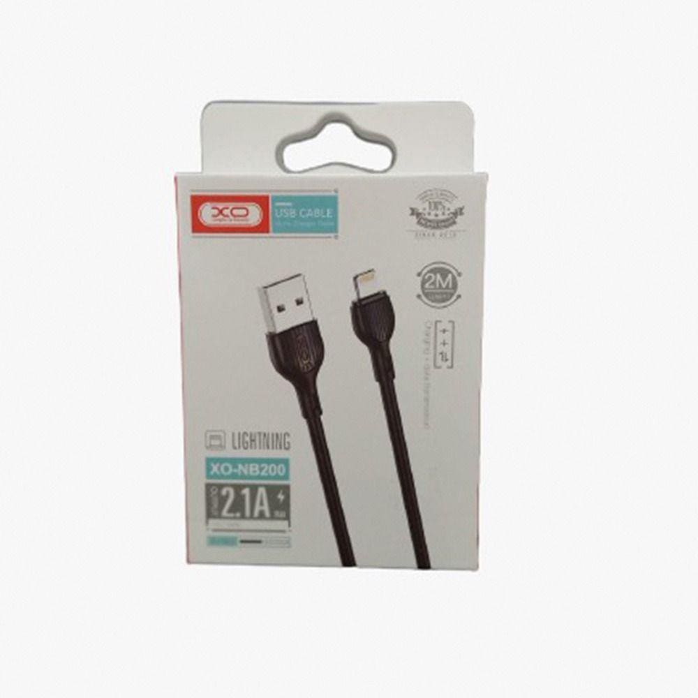 Cabo Para Celular XO-NB200 2.1A USB Tipo Lightning 2Metros