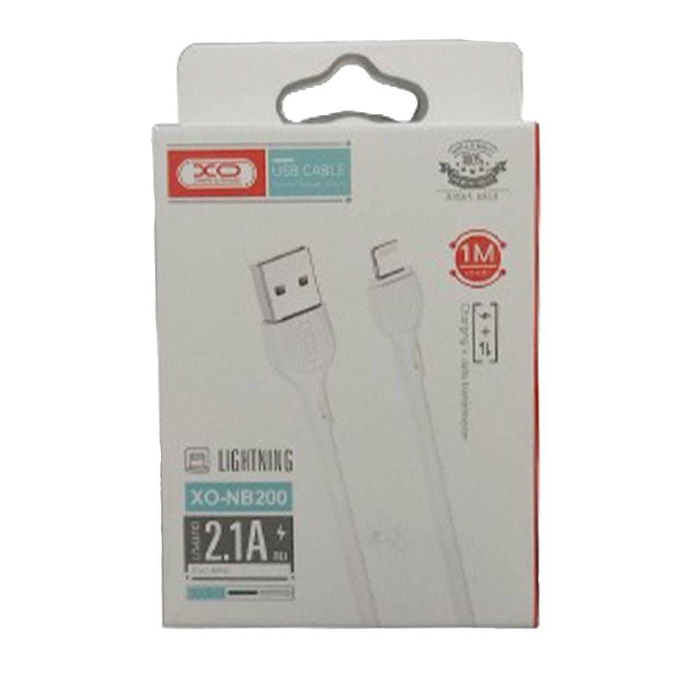 Cabo Para Celular XO-NB200 2.1A USB Tipo Lightning 1Metro