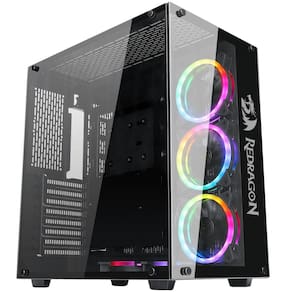 PC Gamer Completo Ryzen 5 5600G, 16GB RAM, SSD 480Gb + Monitor 21.5 + Kit  Gamer, Black Hawk, Enifler