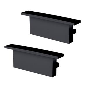 Kit Acessórios Taschibra Para Perfil Embutir 0,9x2,4cm Vertex 24 Preto