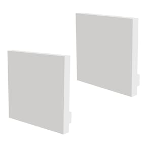 Perfil Para Fita de Led Sobrepor Taschibra Cimo Borda Infinita Branco Com 1 Metro