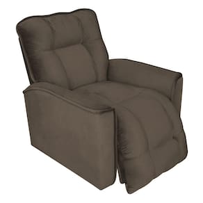 Poltrona do Papai Reclinável Manual Comfort Veludo Cappucicno - Montanaris Decor