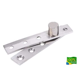 Dobradiça Pivotante Inox Giratória 360° Para Móveis Planejados, Portas Estreitas e Portas Invisíveis em Painéis