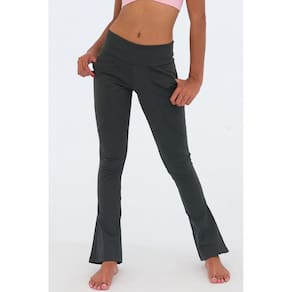 Legging Flare Cinza Suprema