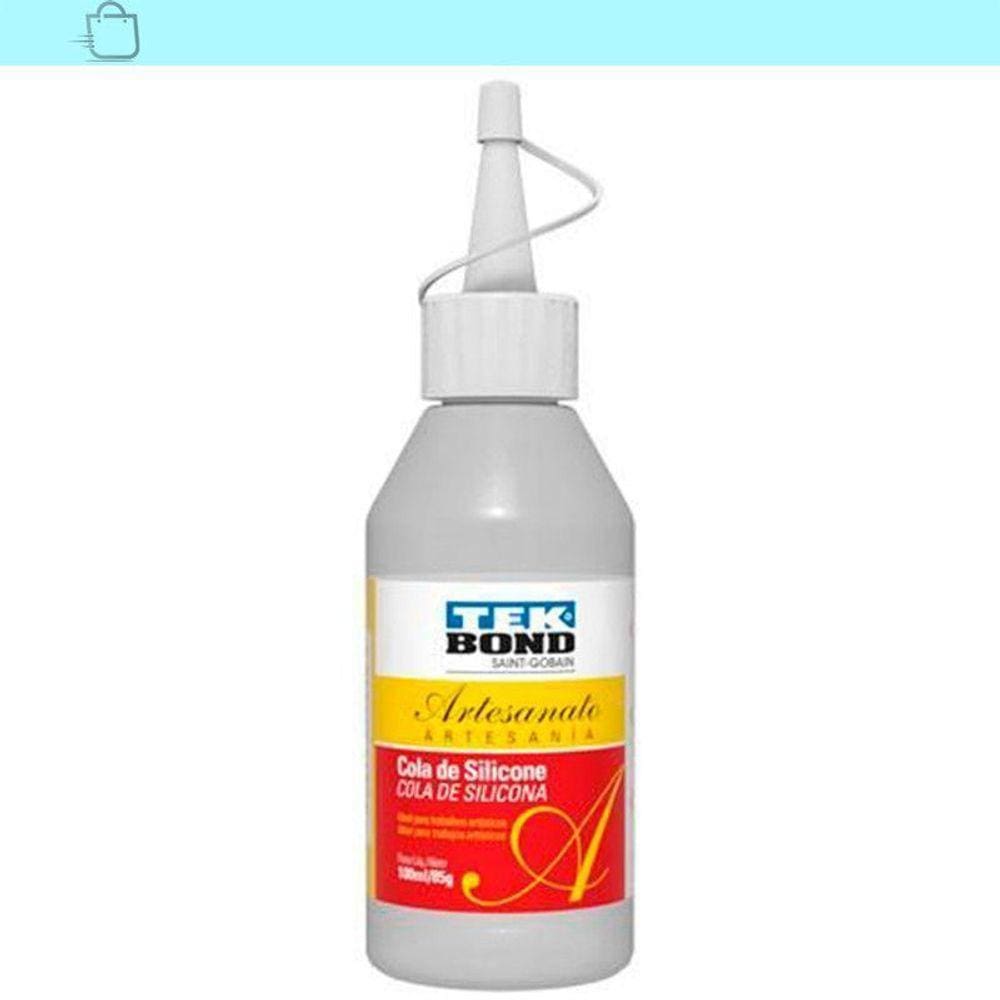 Cola de Silicone Líquida para Artesanato 100 ml Tekbond