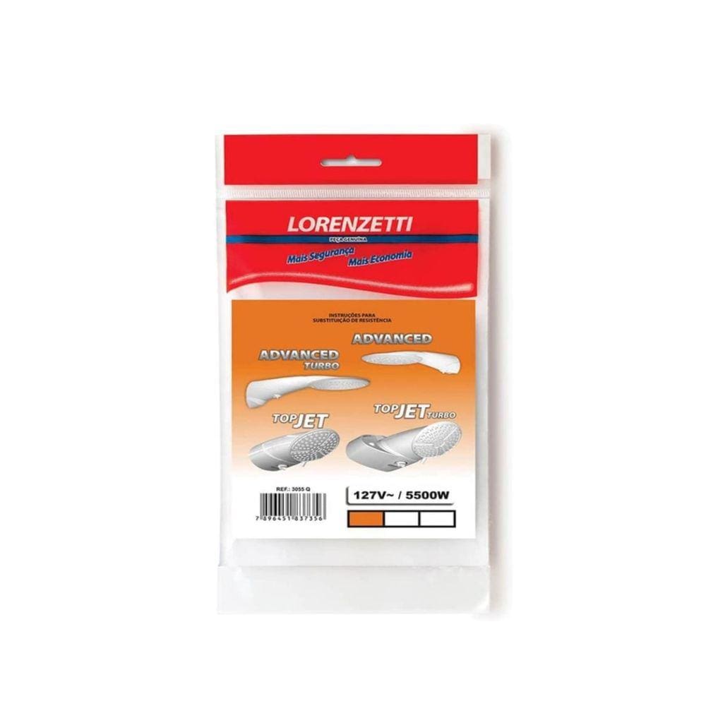 Resistência Ducha Advanced 5500W 127V Lorenzetti