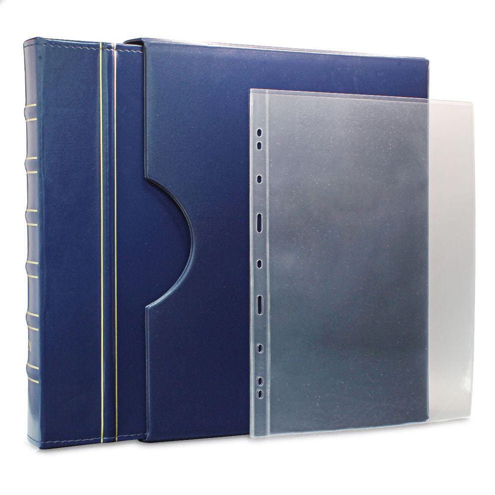Álbum de Luxo Azul 50 Folhas para 50 Cédulas 3BZN G