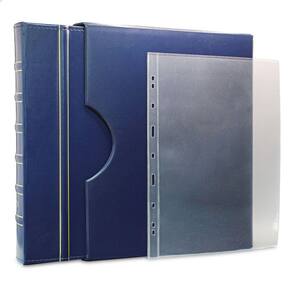 Álbum de Luxo Azul 20 Folhas para 20 Cédulas 3BZN G