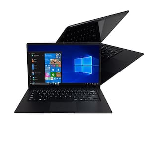 Notebook Brazil PC Intel Quad Core N3450, 6GB, HD 1TB, Windows 10, 14.1", Preto