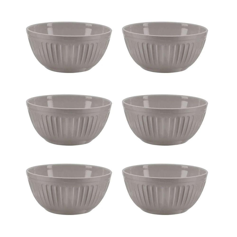 6un Tigela bowl Cumbuca Melamine Plissé 500ml caldo sopa