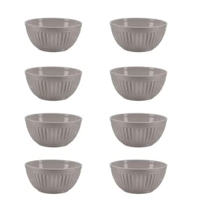 8un Tigela bowl Cumbuca Melamine Plissé 500ml Vasilha caldo