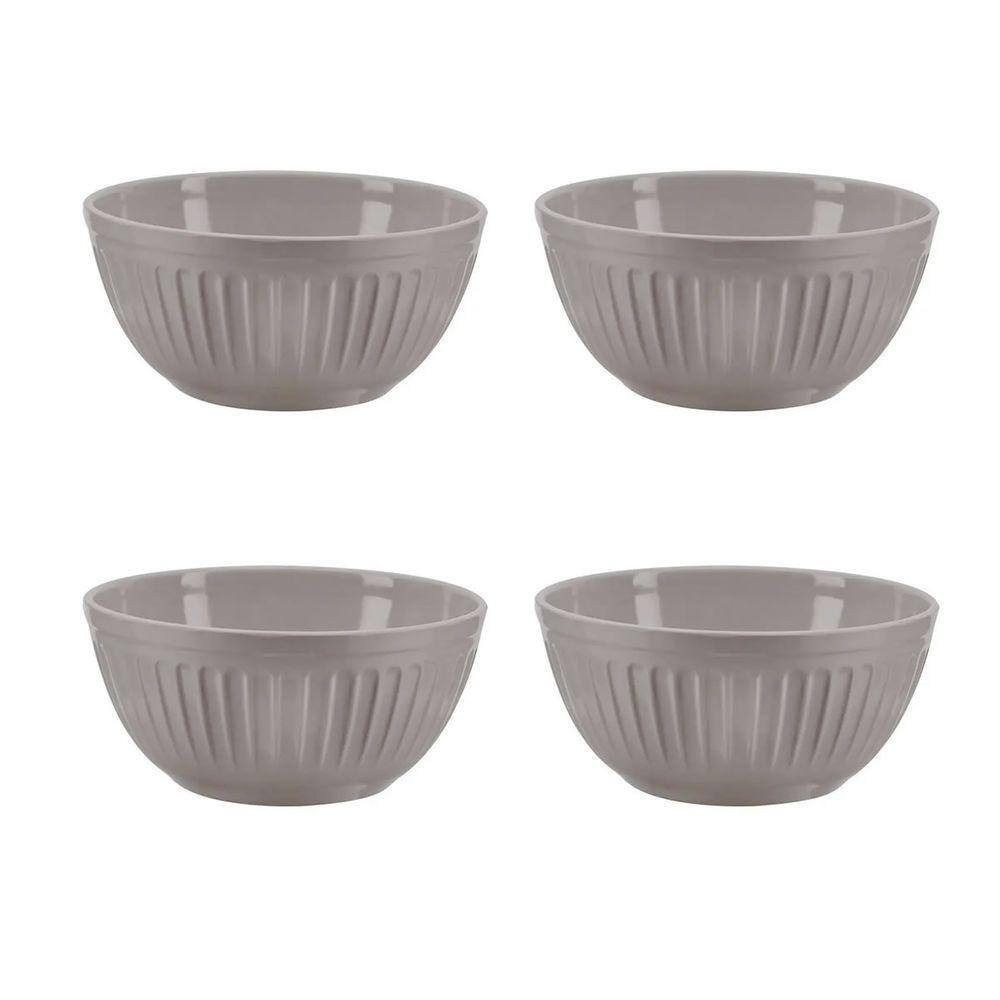4un Tigela bowl Cumbuca Melamine Plissé 500ml caldo sopa