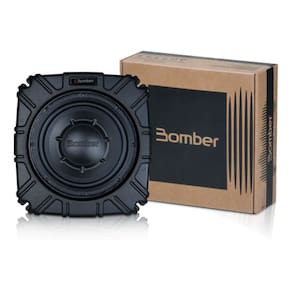 Caixa Passiva Selada 8 Pol Subwoofer Bomber Slim 200W Rms 4 Ohms