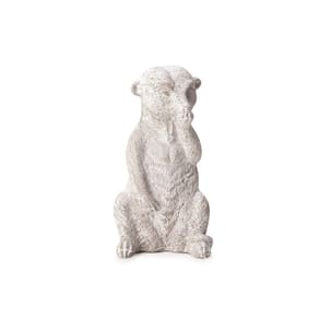 Escultura Decorativa Suricato em Cimento 20cm 15500 Mart