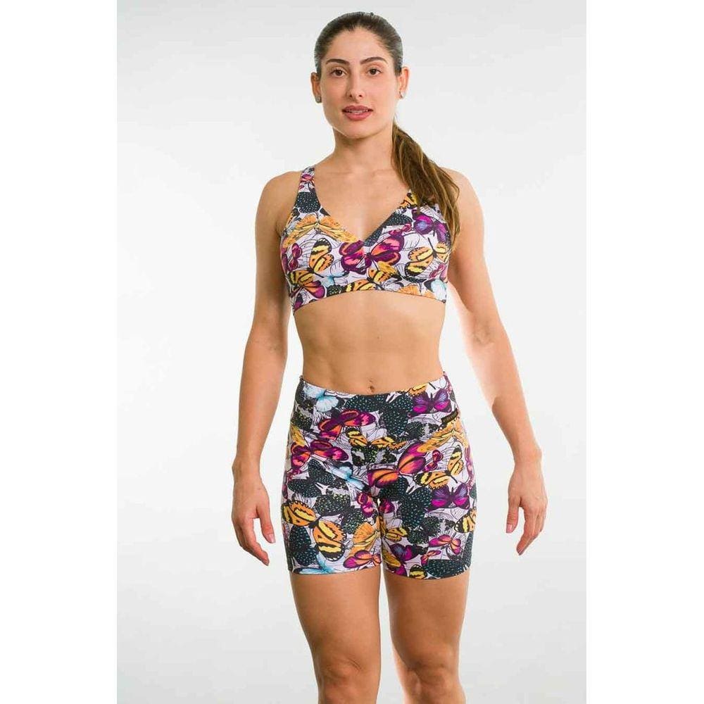 Bermuda Fitness Feminina Estampada BTA Up