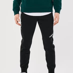 Calça de Moletom Skinny Jogger Preta masculina