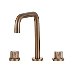 Torneira Para Banheiro Misturador Duplo Comando Grajaú Pingoo.casa - Dourado Rose