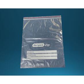 Saco Transparente Saquinho Plástico Fecho Zip 27X32 500 Uni