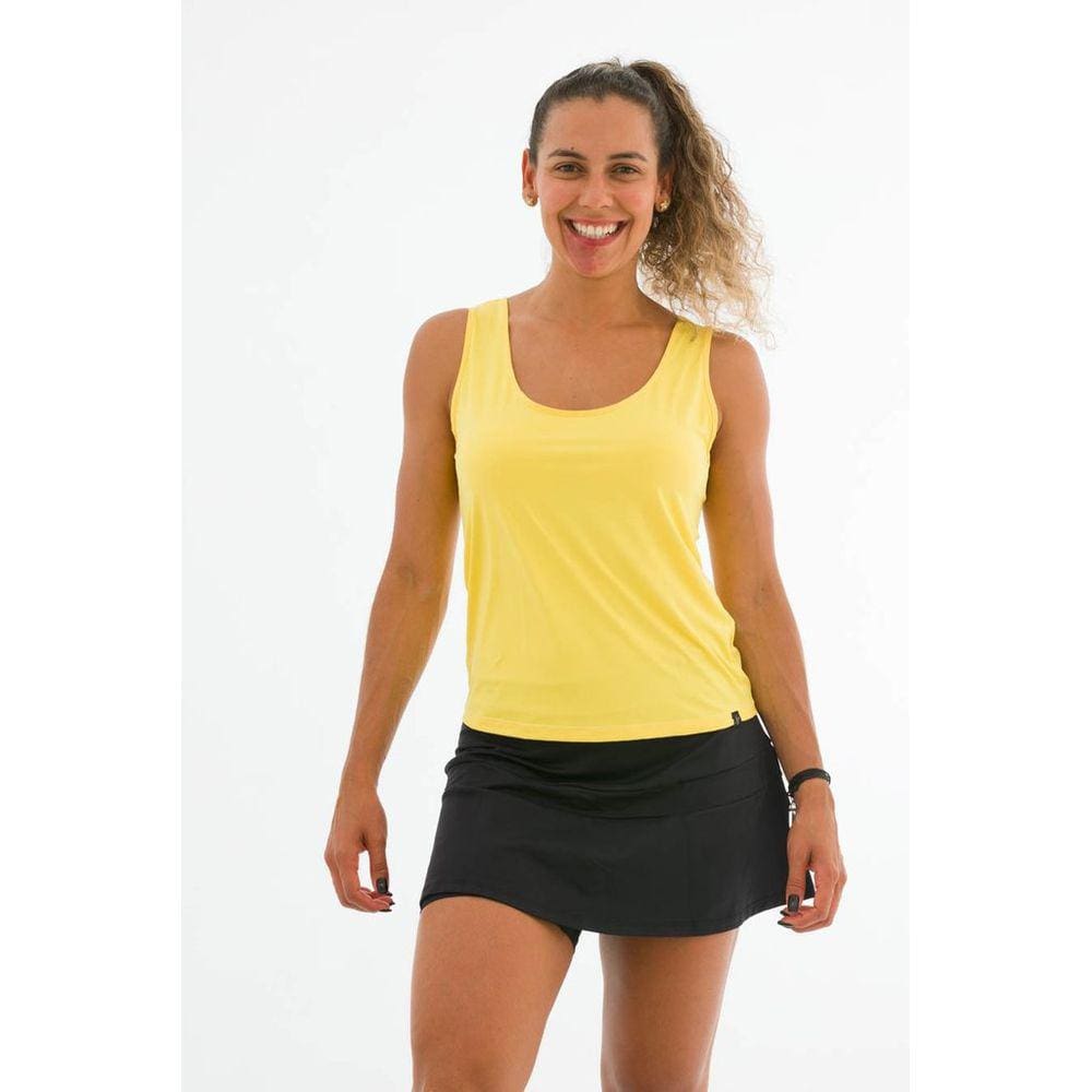 Regata Feminina Fitness Baby Look com Tiras