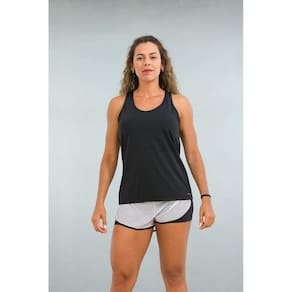 Regata Feminina Fitness Preta Classic