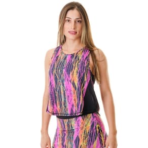 Regata Feminina Fitness Estampada ARP Curta Ative