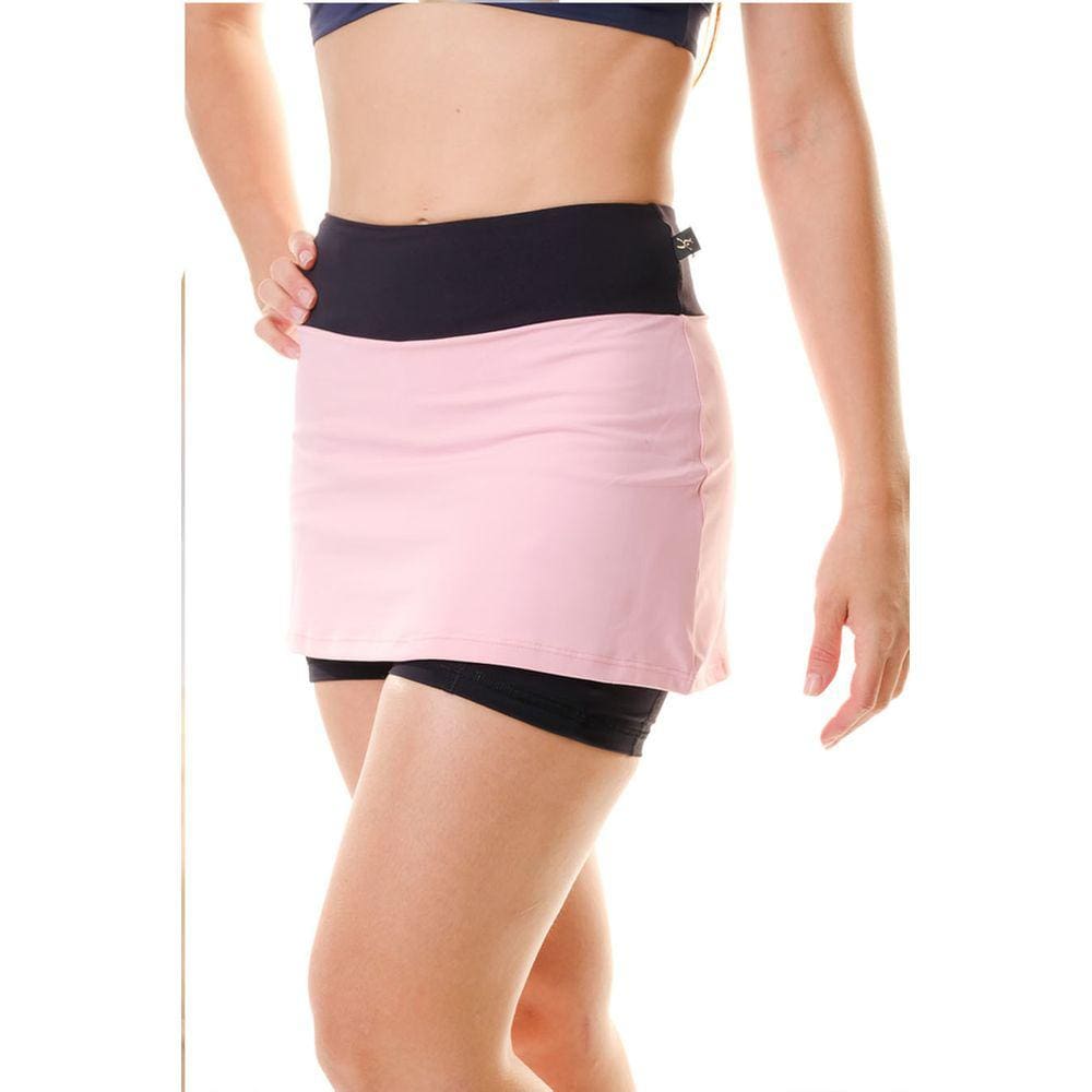 Short Saia Fitness Rosa Damma