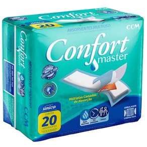 Absorvente Multiuso Confort Master Unissex C/20 Unidades