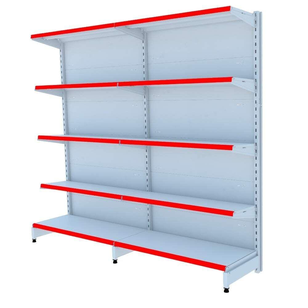 Gondola Parede 170 Amapa Flex Kit 2 Metros Branco Pe Vm - Amapá