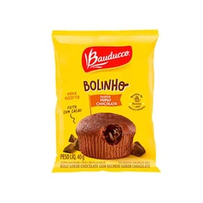 Bolinho Bauducco Mini Bolo 40G Duplo Chocolate