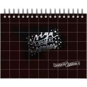Caderno de criações Fina ìdeia 40 fls pretas 180g Capa Preta