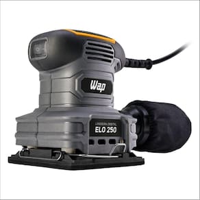 Lixadeira Orbital Profissional Wap Elo 250 Elétrica 250W 110V 127V 14000 Órbitas Lixa Madeira Maciça MDF MDP Parede