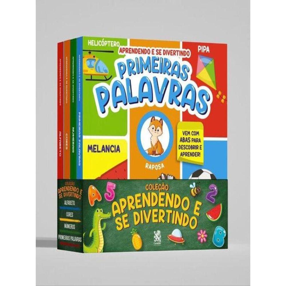 Coleção Aprendendo E Se Divertindo - Kit Com 4 Livros