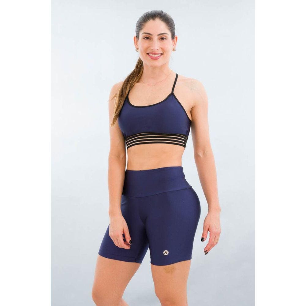 Top Fitness Azul Marinho Siena