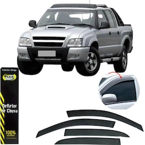 Calha Defletor De Chuva S10 CD 1996 A 2011 4 Portas
