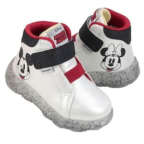 Tênis Mickey E Minnie Collab Disney Sintético Com Led Pampili Ref: 682028 20/27
